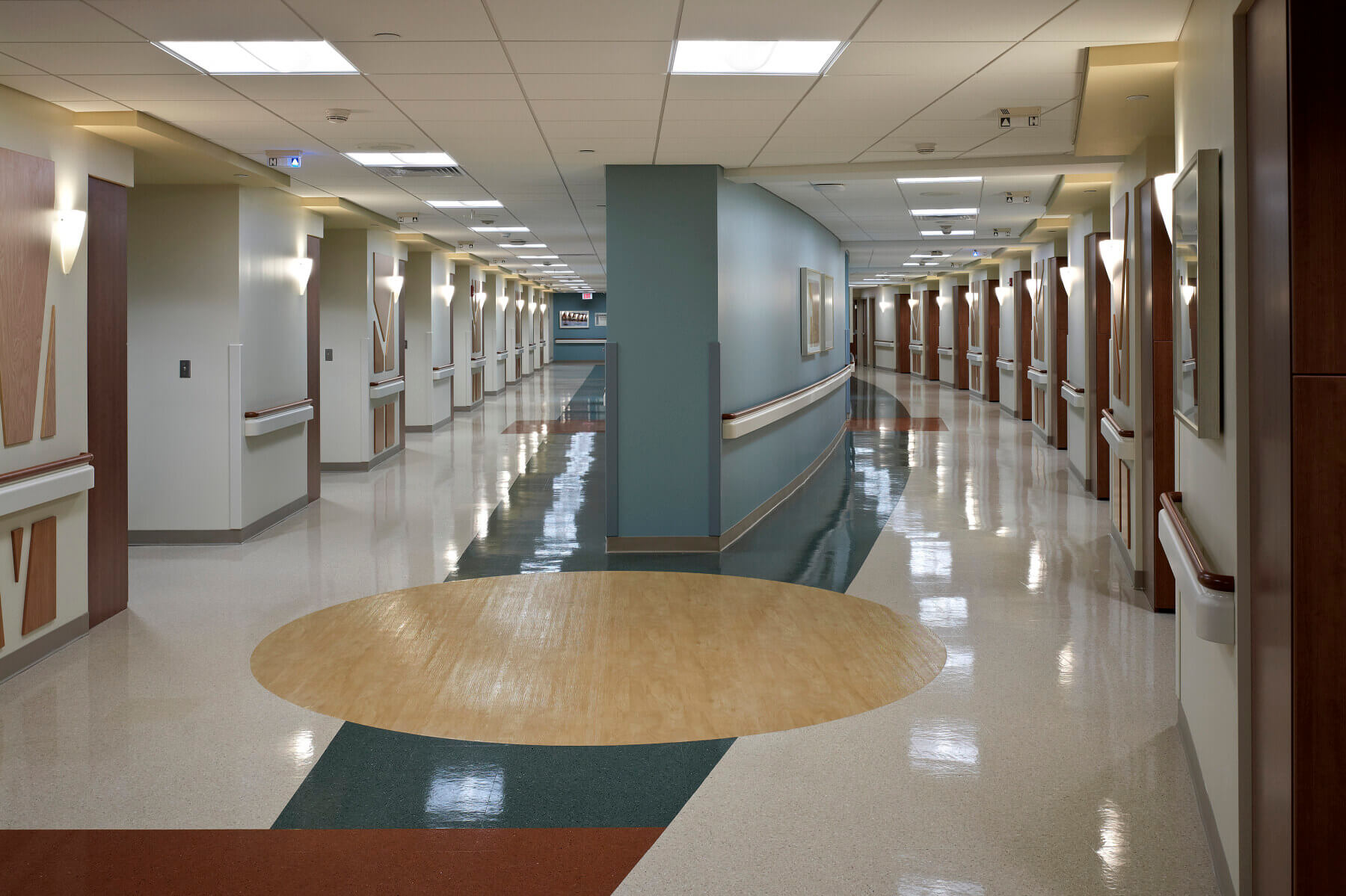 exam rooms hallway
