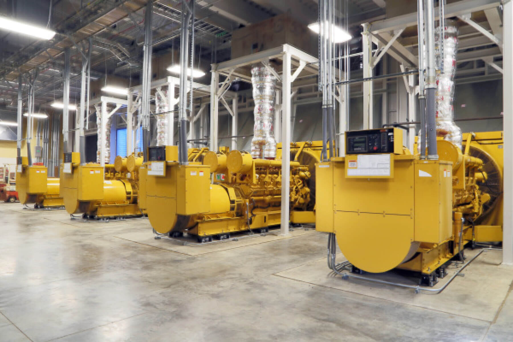 Upgraded diesel generators at K.R. Harrington Water Treatment Plant