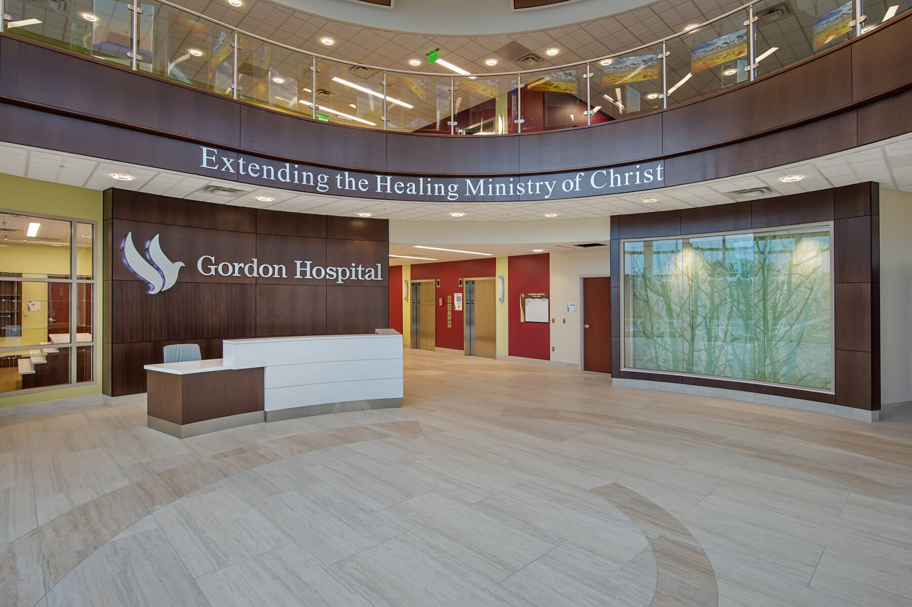 emergency department lobby at Gordon Hospital