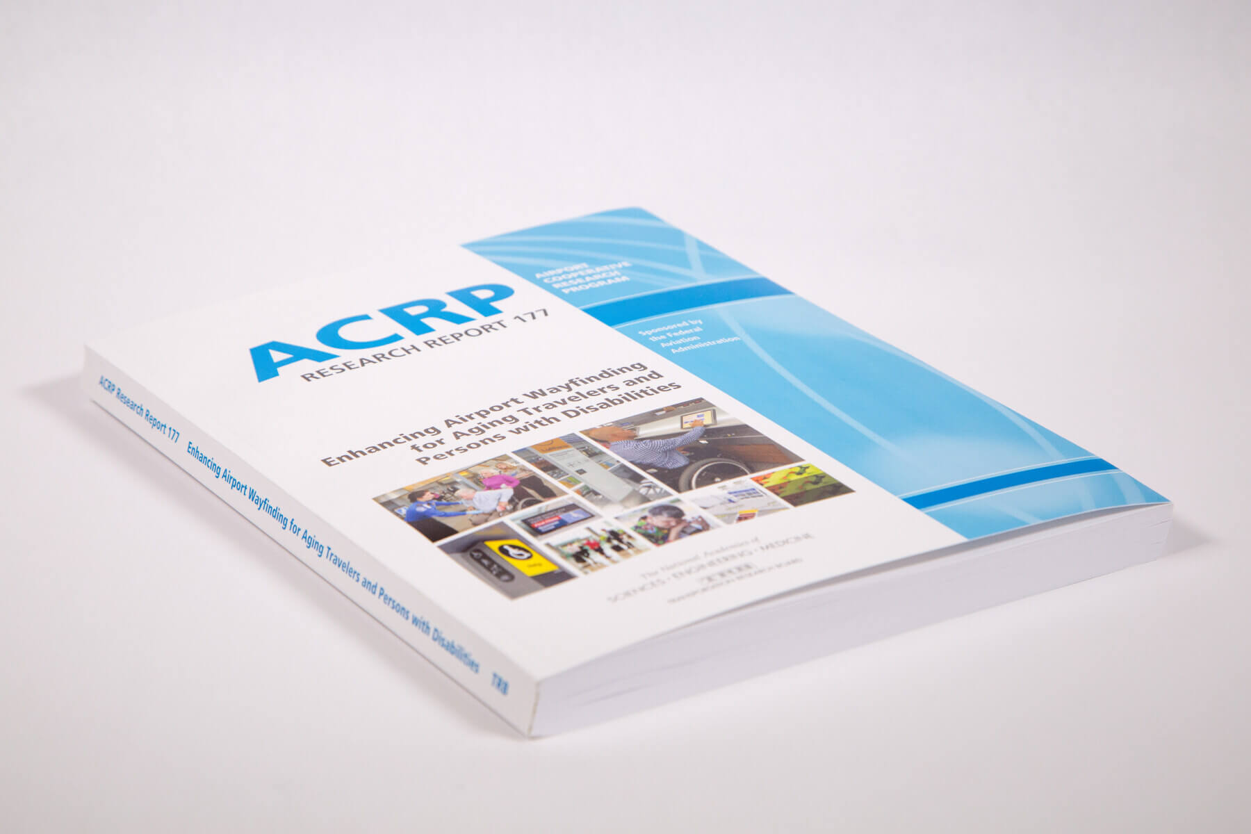 a close up of the cover of ACRP research report 177
