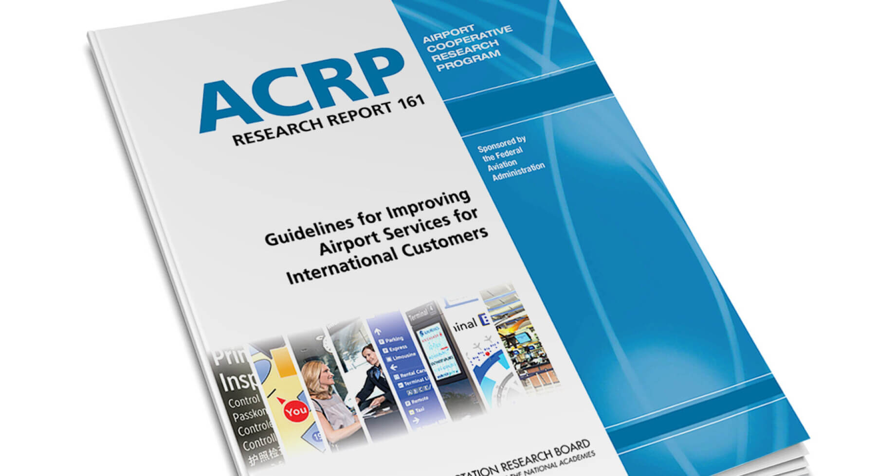 a close up of the cover of ACRP research report 161