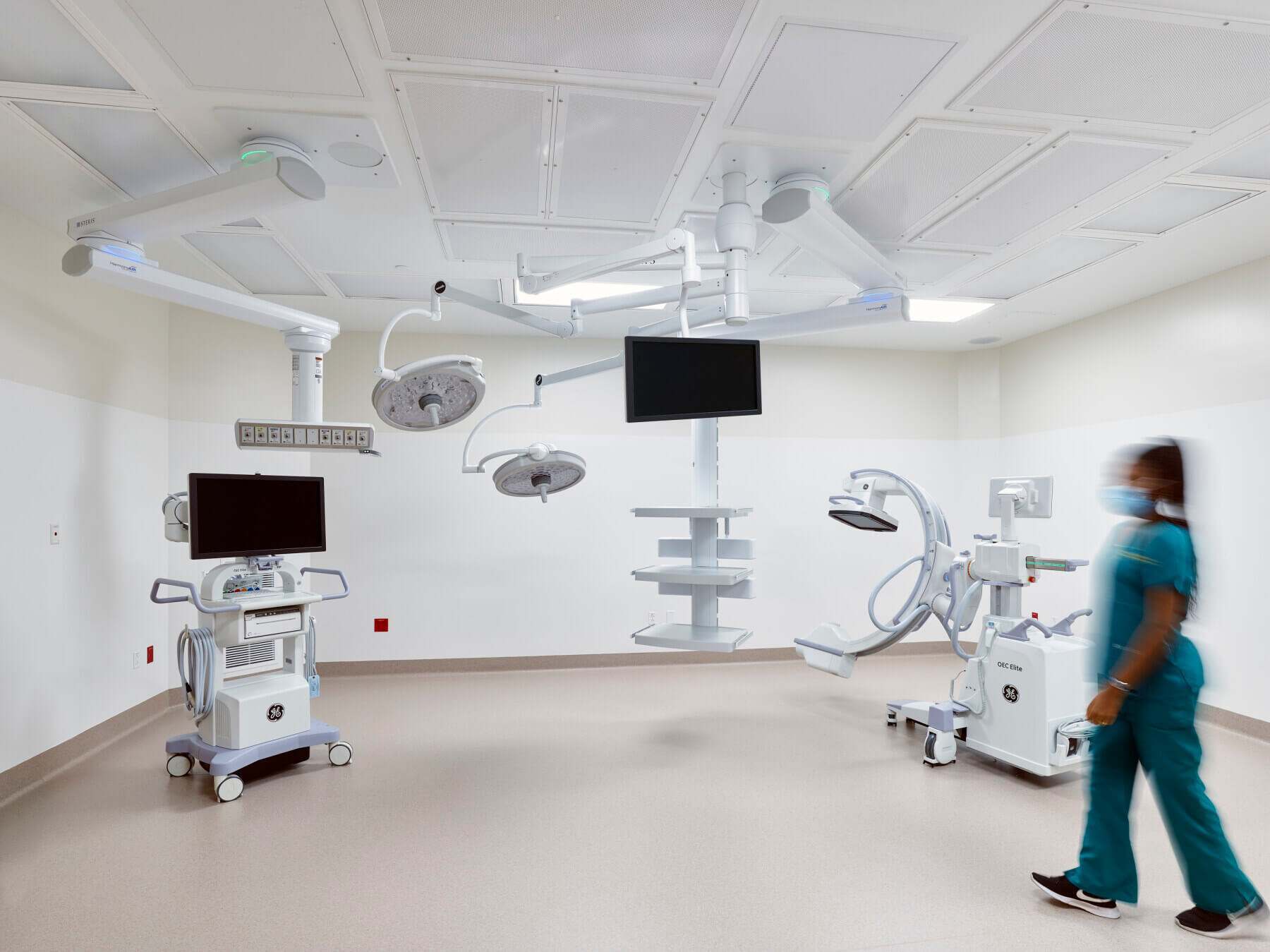 equipment inside operating room