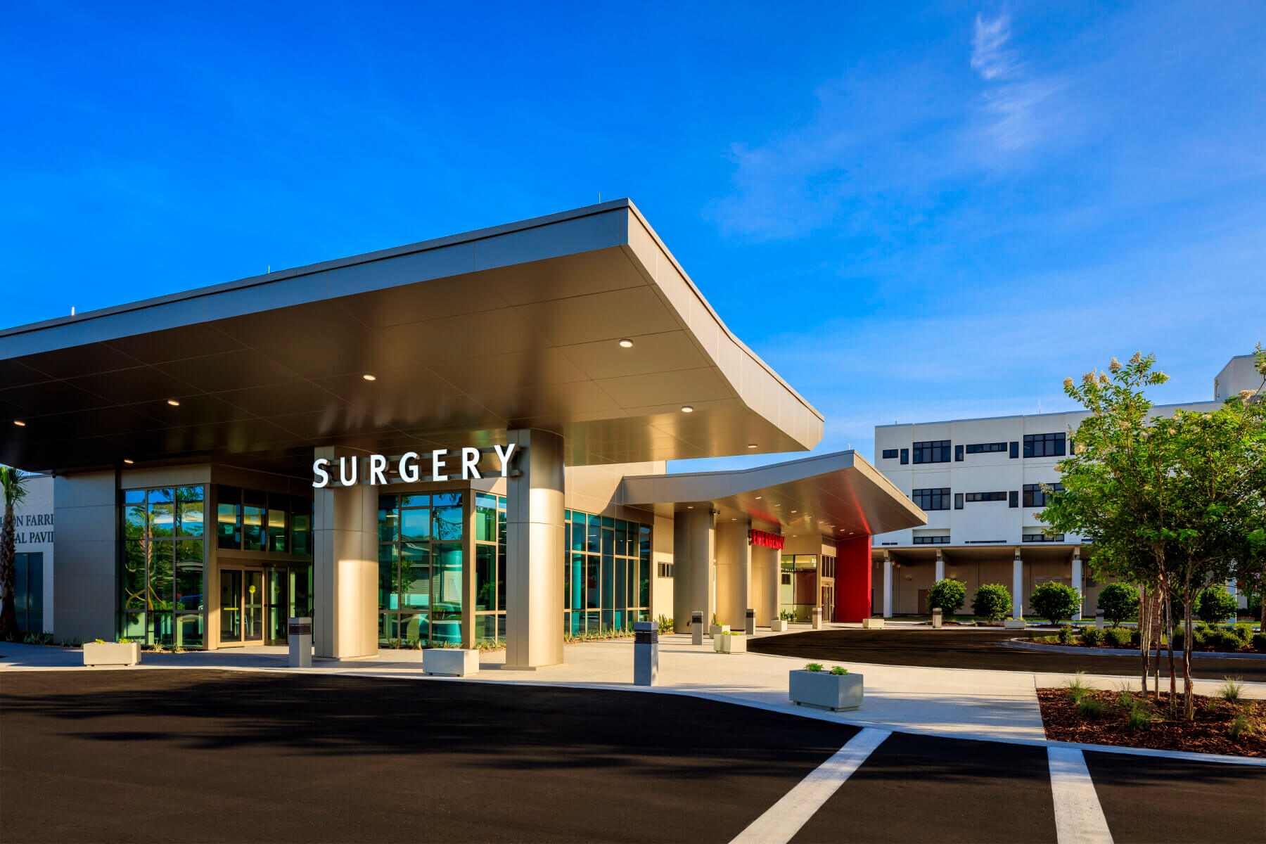 exterior of surgery entrance
