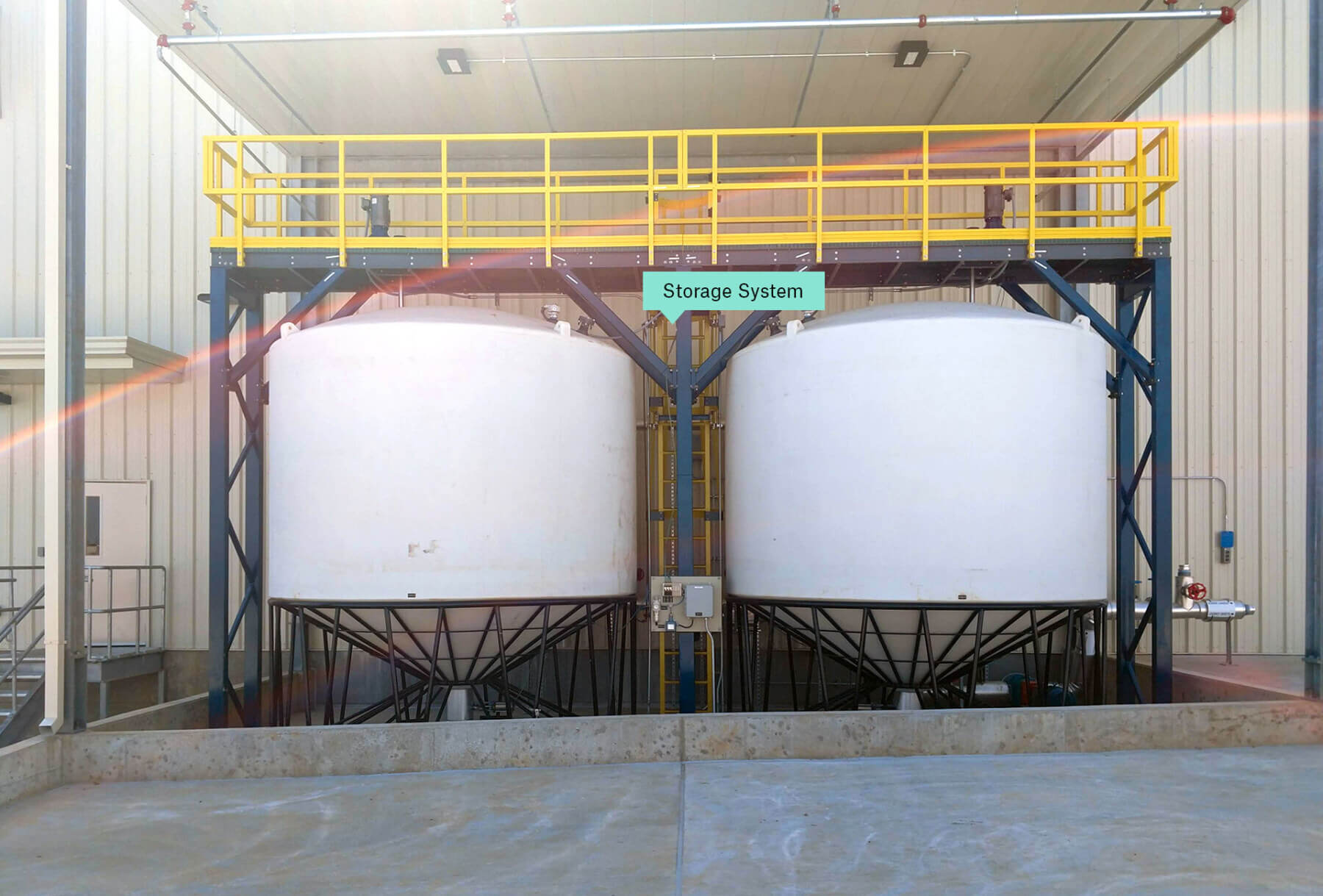 images of the Blue Bell Broken Arrow pretreatment facility