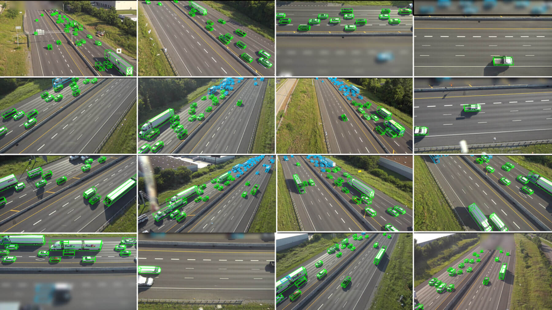 camera shots of cars driving on a highway