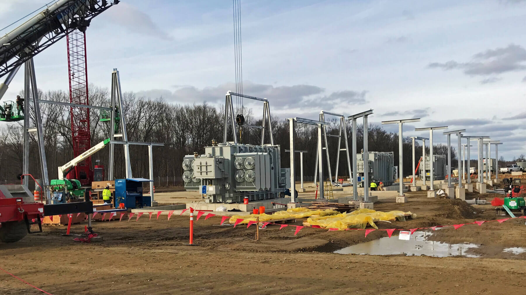 the Ultium Lordstown power substation
