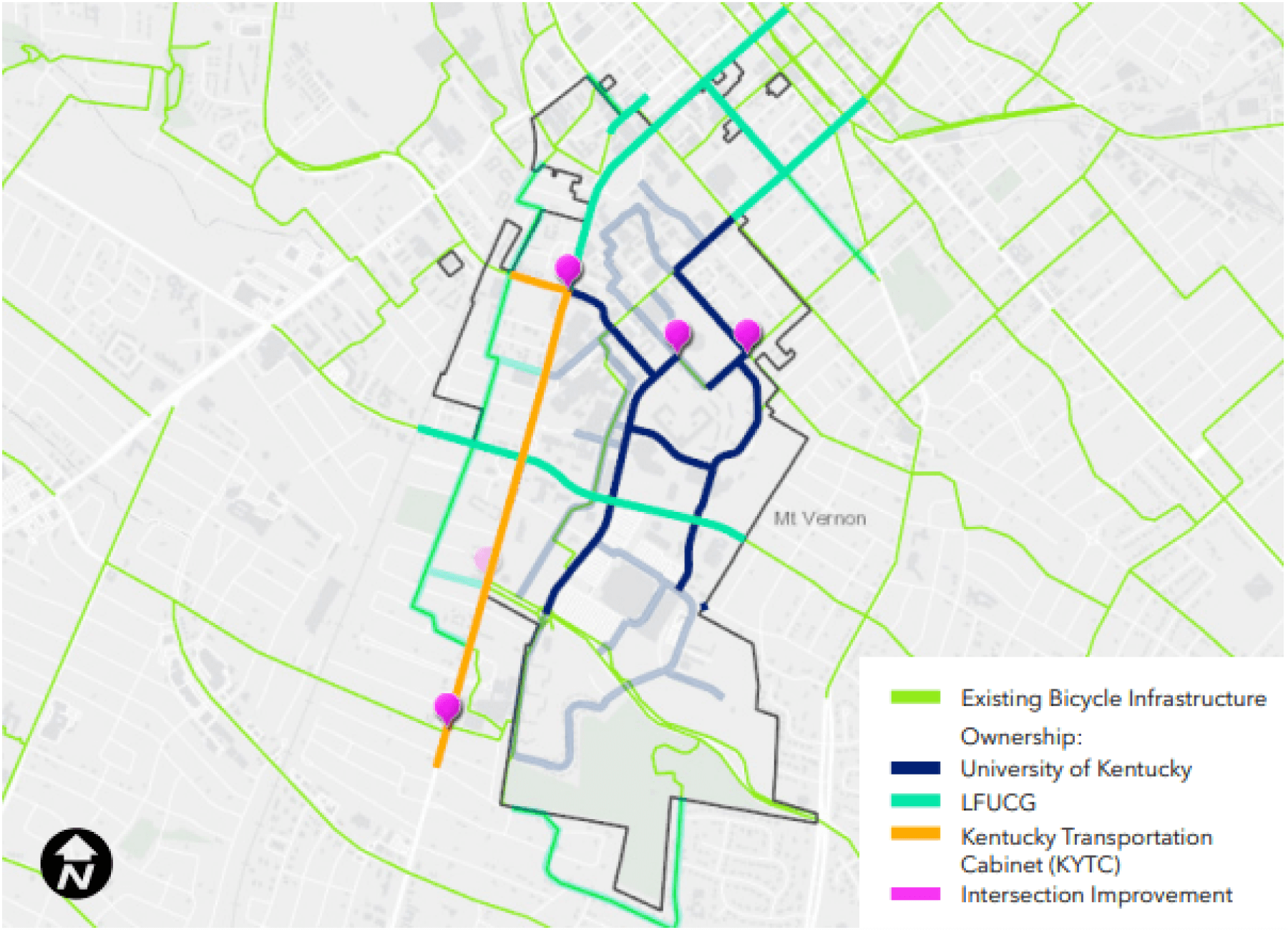 map of top 10 UK bike plan projects