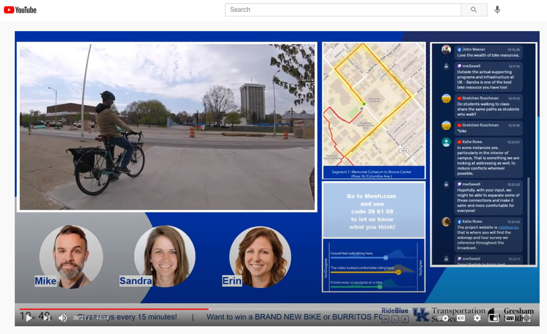 screenshot of virtual engagement presentation