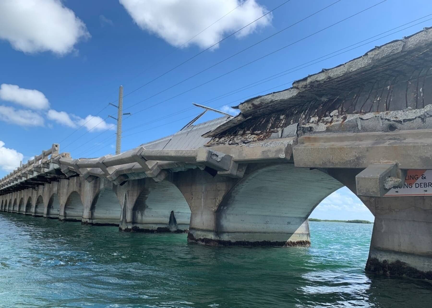 The Shark Channel Bridge that’s being rehabilitated
