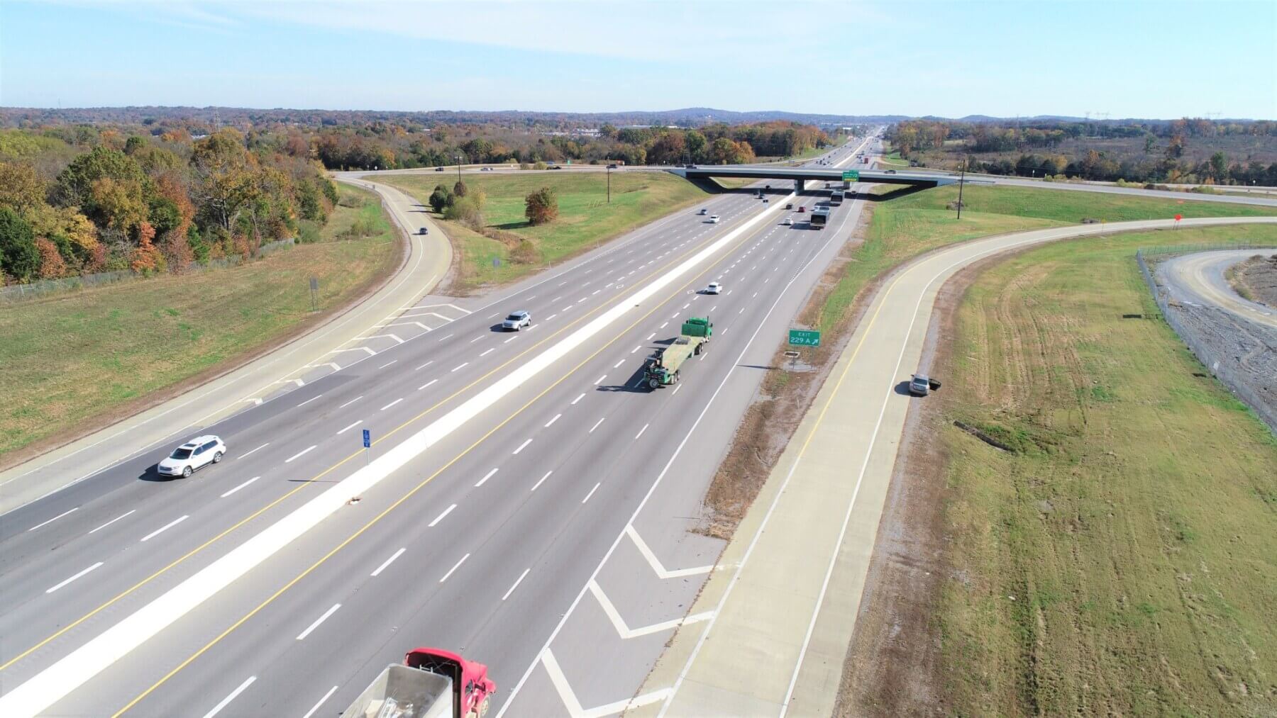 Image from TDOT CCTV camera on I-40