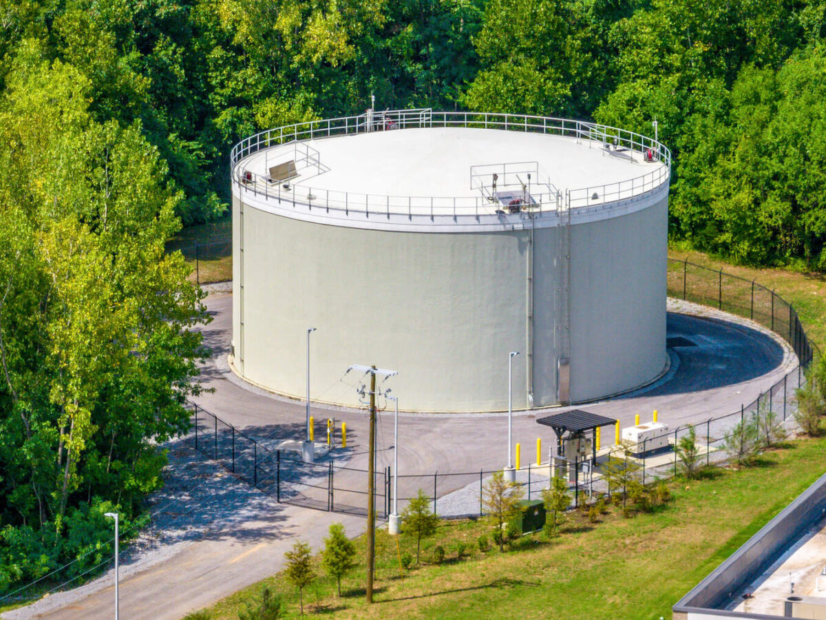 Gresham Smith-Designed Wet Weather Storage Facility for City of Clarksville Up & Running